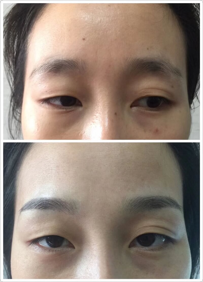 淡红底色老式纹眉怎么改