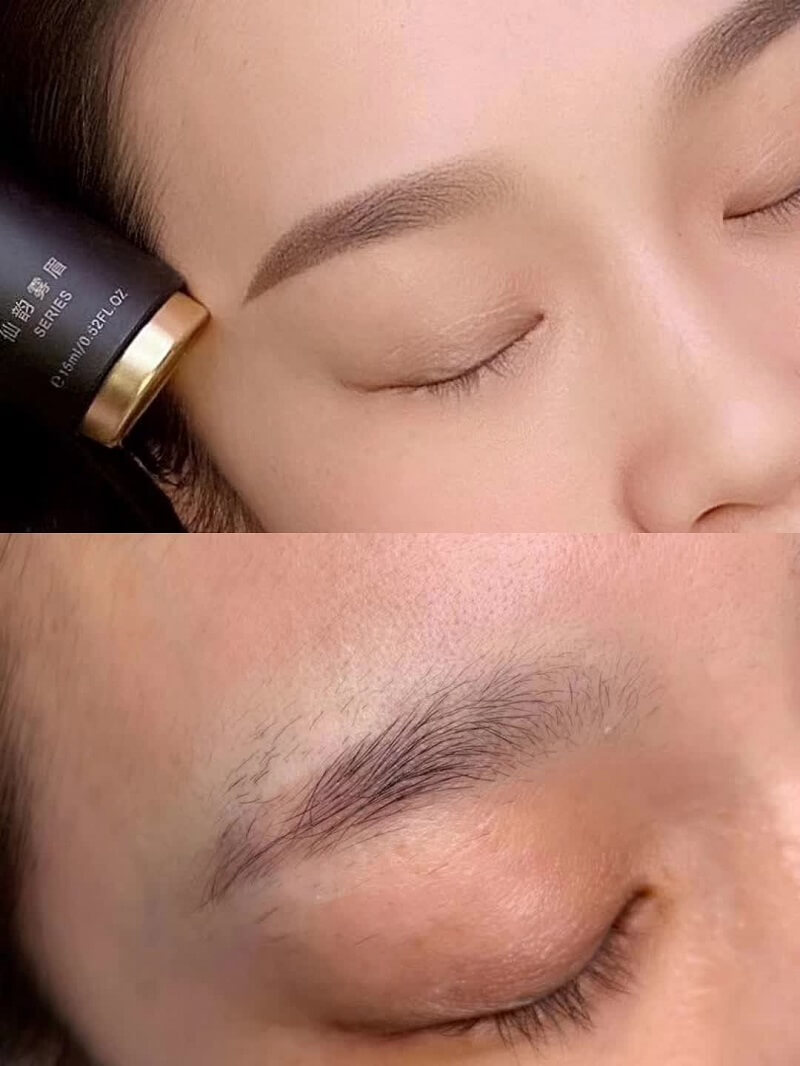 半永久色料是天然安全的,所以一段时间也是会褪色的