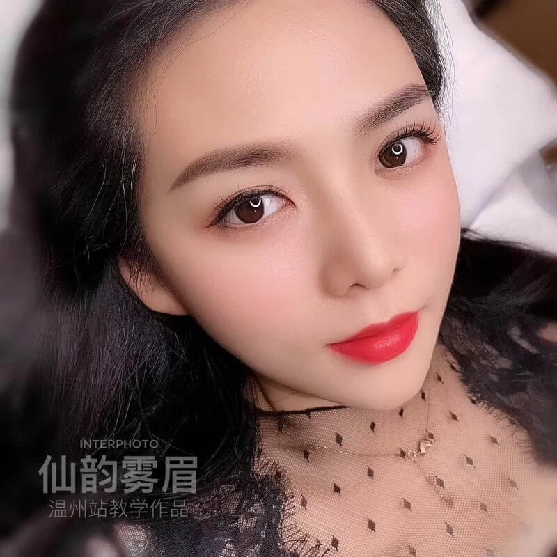 温州站半永久雾眉案例图
