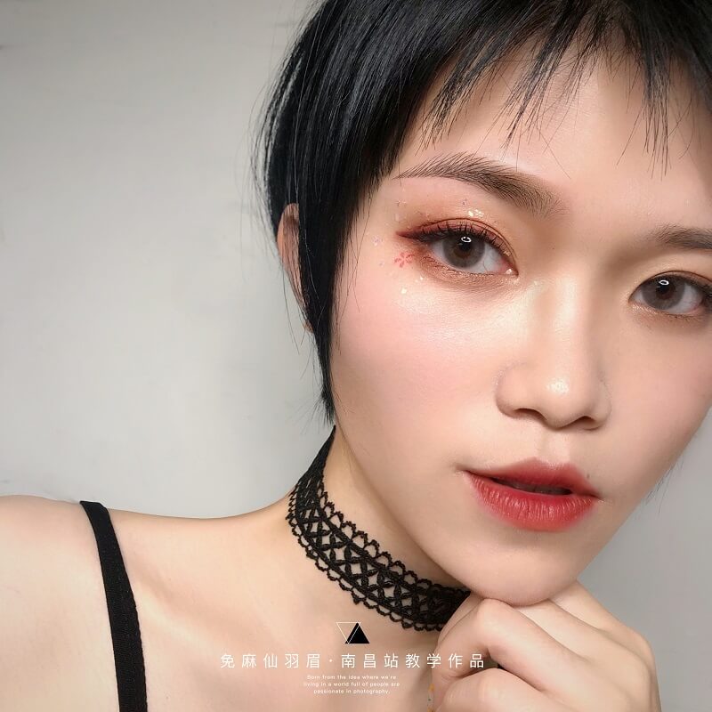 仙绣合肥公开课免麻线条眉效果怎么样(免麻仙羽眉图片1)