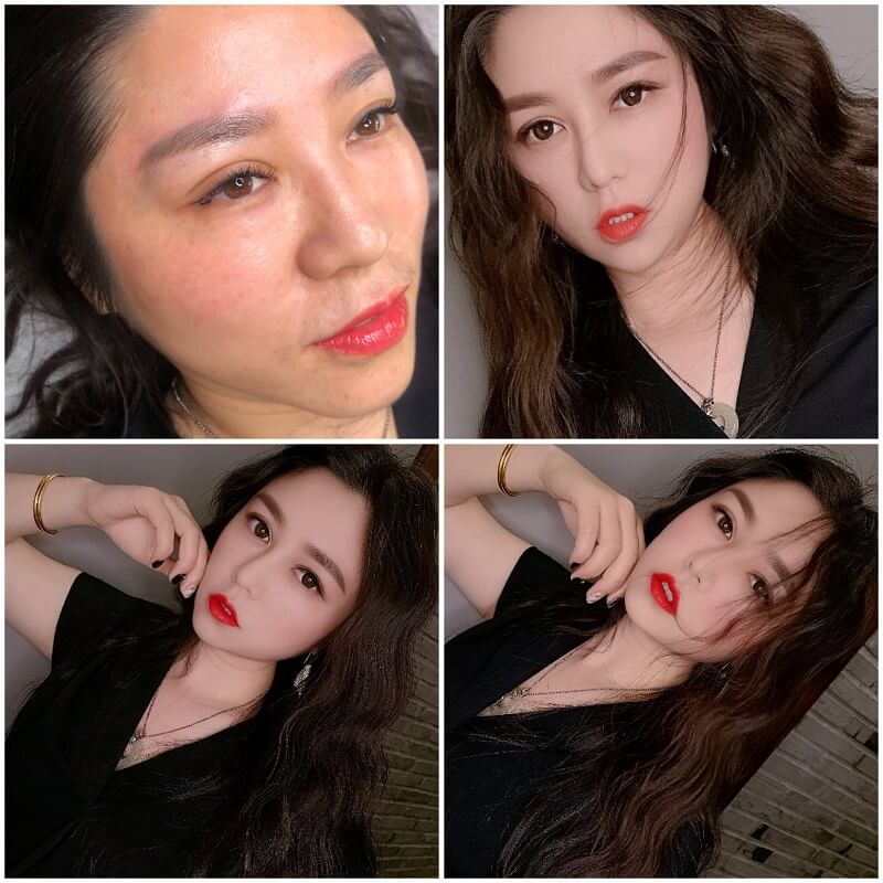 震惊!仙绣仙韵雾眉改蓝眉对比图片