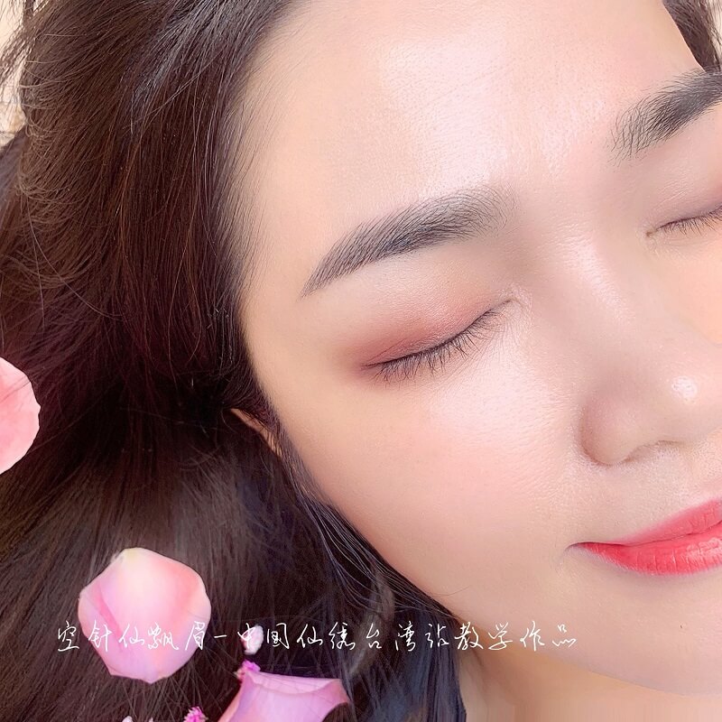 仙绣台湾公开课手工线条眉效果怎么样(空针飘眉图片)