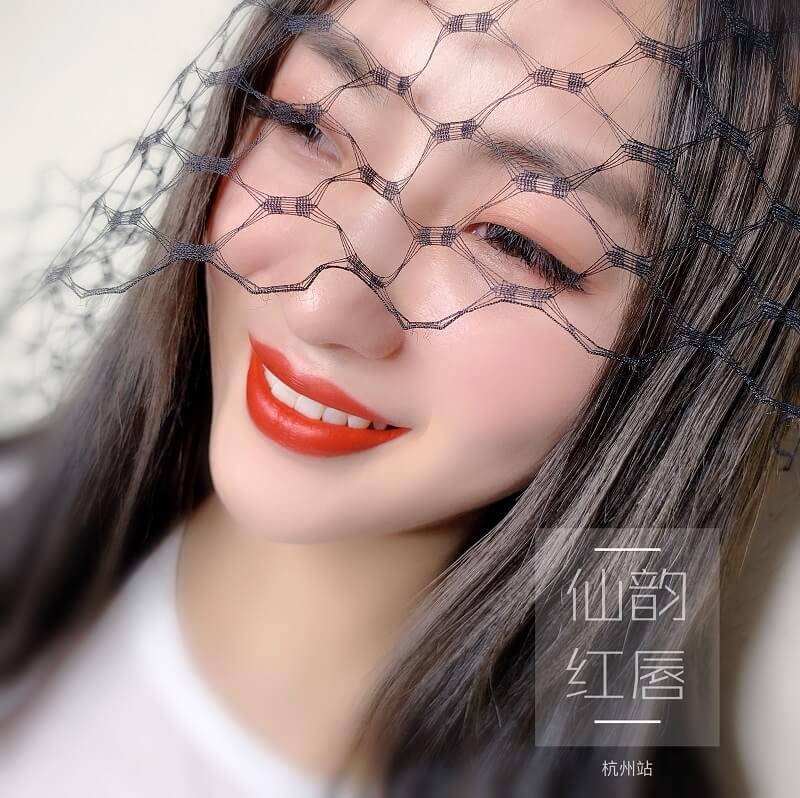 仙韵红唇好看吗?仙绣杭州公开课纹唇教学作品2看完你就懂