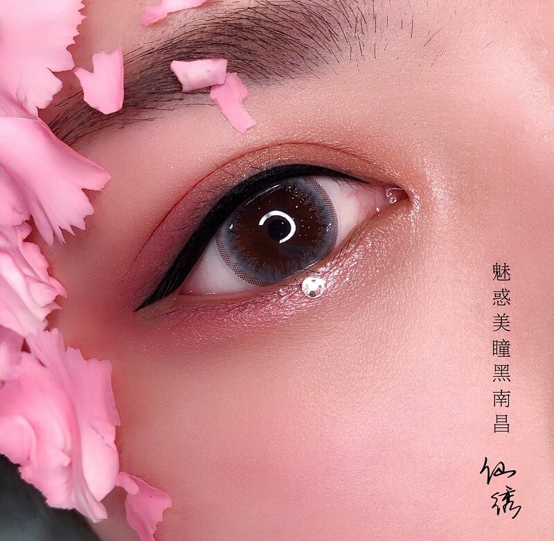 仙绣南昌公开课纹美瞳线教学图(诱惑美瞳黑)